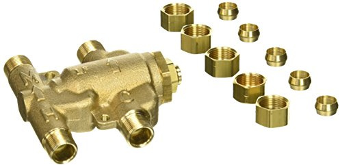 Watts 0204143 usg-b-m2 unter Waschbecken Guardian Thermostat mischen Ventil, 3/20,3 cm, Messing