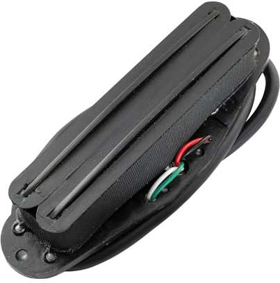 Musiclily Basic Keramik Humbucker Single Coil Format Pickup Schwarz | Rail Blade,für Strat Squier Style E-Gitarre