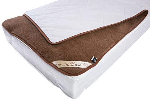 Naturhaar Unterbett 100% Merino Wolle unterbett 140 x 190 cm Kamelwolle Schurwolle Matratzenauflage Elegance Light Neuseeland