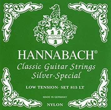 CUERDAS GUITARRA CLASICA - Hannabach (815/LT) Verde (Juego Completo)