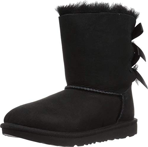 UGG Bailey Bow Ii, Stivali Classici, Unisex - Bambini e ragazzi, Nero, 22 EU