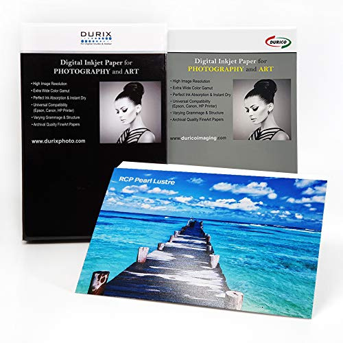 Resin Coated Paper Pearl Lustre 300gsm Digital Inkjet Paper for Photography and Art (4 x 6/ 100 sheets)