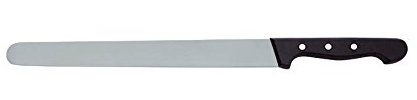 Schneider Konditormesser, glatte Schneide, POM-Griff Edelstahlnieten, Klinge: 26/31/36cm, Klingenbreite 24mm Größe Klinge: 31cm/glatte Schneide