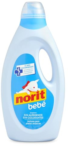 Norit Ropa de Bebé y Pieles Atópicas Detergente Líquido - 1125 ml