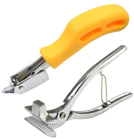 Clip de toile en alliage réglable professionnel + outil de retrait d'agrafes, ensemble d'outils de cadre de peinture à l'huile avec poignée de retour à ressort