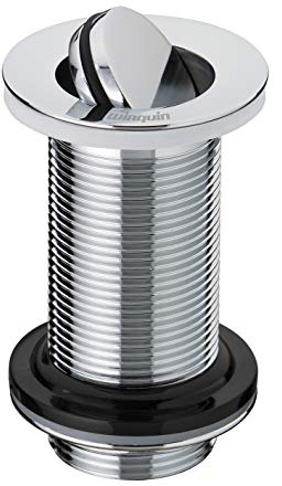 Wirquin 30723391 Bonde de lavabo design en laiton sans corps de bonde, chromé