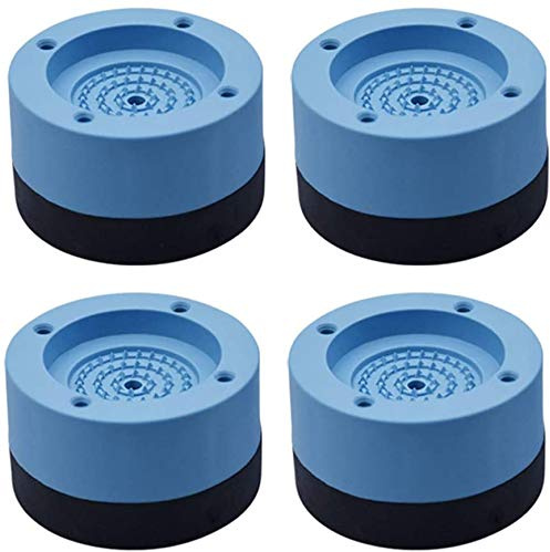 4 Stück Waschmaschine Antivibrationsmatte, Schwingungsdämpfer waschmaschine Antivibrationsmatte Waschmaschinen Unterlage Antirutsch Fußpolster Gummimatte Vibrationsdämpfer für Waschmaschine (Type B)