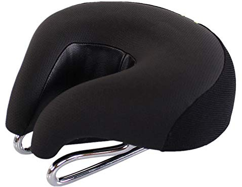 Sillin Antiprostatico MTB Sillines Bicicleta Carretera Se Asiento de Bicicleta Funda de Asiento de Gel para Bicicleta Sillín de la Bicicleta Black,Free Size