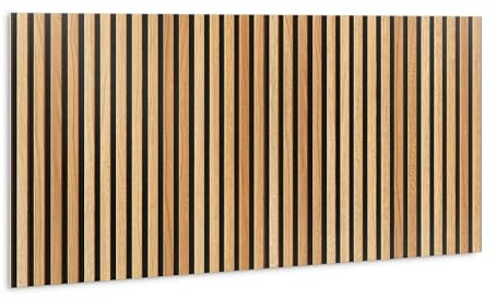 Tulup Imperméable PVC 100x50cm Panneaux Autocollants Muraux pour la Cuisine Salle de bains Adhesive - Planches à lamelles en bois