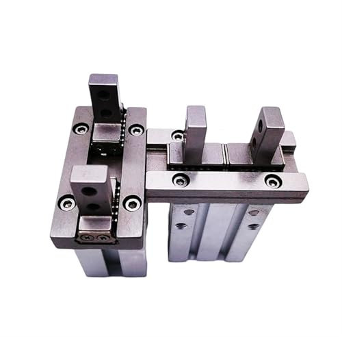 MHZL2-10D 16D1 20D2 25D3 Pneumatischer Greifer Luftzylinder Langhub Parallel Gas Klaue Aluminium Klemmen Finger 1St(MHZL2-25D)