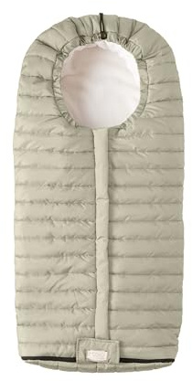 Nuvita Moovo 9658 Junior Slender | Sacco universale per passeggino | Massima Protezione dal Freddo da 6 a 36 Mesi (100cm) |Ultra Sottile, Leggero e Protettivo fino a -10°C | Pistacchio