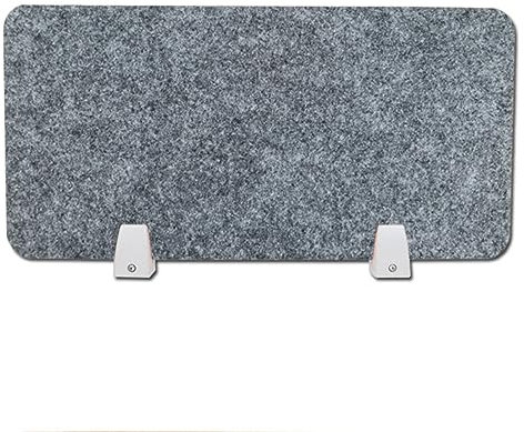 Schreibtisch-Sichtschutzwand, 30 cm hoch, Steh-Trennwand für Zuhause, Büro, geräuschreduzierend, Arbeitsplatz, Tischtrennwände, Stehtisch-Möbel für Kantine, Schwarz (80 x 30 cm)