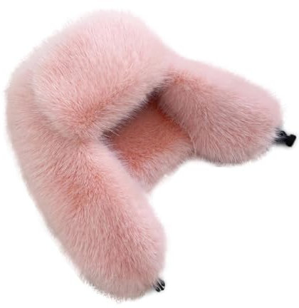 Generisch Fluffy Winterhut Damen Russen Mütze mit Ohrenklappen Ushanka Fliegermütze Warme Faux Fuchs Plüsch Russian Haube für Winter Outdoor Reisen,Walk Pink