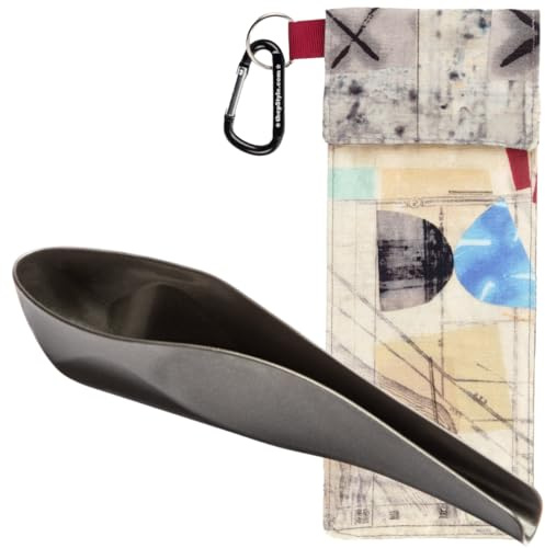 pStyle Uriniergerät für Frauen, Schwarz mit metallischem Fleck mit Schatzsuche, Uriniertrichter für Damen, Camping, Wandern, Reisen, Geschlechtsbestätigung und mehr, tragbares