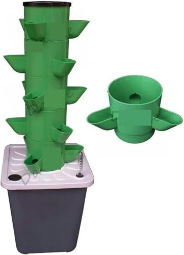 Hydroponics Growing Garden Hydroponic Cultivation Kits DIY Balcony Dimensional Planting Column Pp Colonization Cups Vegetabl