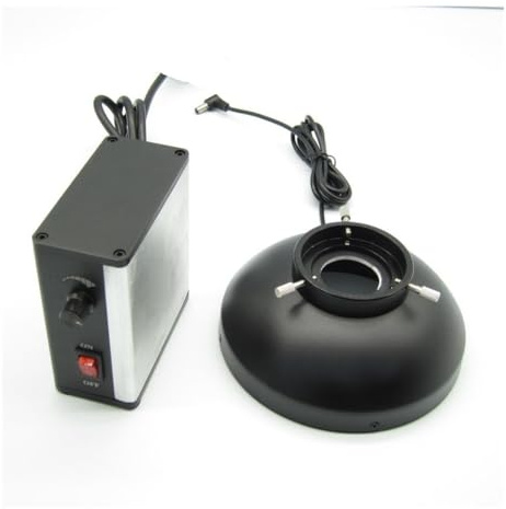 TYZK Accessori per microscopi 6W Luminosità Regolabile U_V Microscopio Diffuso LED Dome Light Durata e Prestazioni affidabili