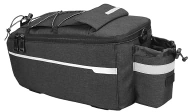 Gazocua Sac Isotherme pour Vélo,Sacoche Vélo Porte Vél os Sac Transport Arrière,8 L,Porte-Bagages Arrière Réfléchissant,pour Électrique Et Moto