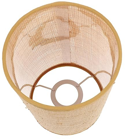 Uonlytech Abat Jour Rotin pour Lampe de Table et Lampadaire Abat Jour de Remplacement pour Décoration Chambre Salon Style et Moderne