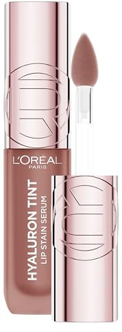 L’Oréal Paris, Tinta de Labios Multiusos, Hidratación Intensa y Color Natural, Enriquecido con Ácido Hialurónico, Hyaluron Tint, Color: Nude Espresso (485)