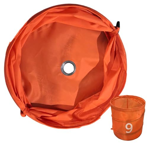 Cubo de Golf para Jardín - Cubo Plegable para Juego De Golf En Jardín - Organizador de Equipo de Entrenamiento en Tela Oxford para Toda la Familia, Adultos, Niños y