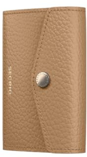 Secrid Geldbörse Envelope Wallet, Cappuccinobraun, Klein, Klassisch
