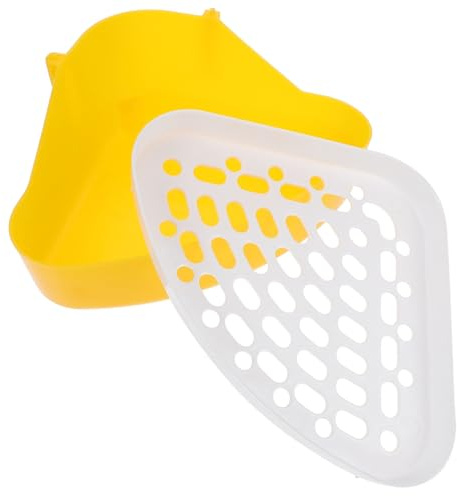 GALPADA Toilette per Coniglio e Cavia in Abs Leggero e Pratico a Forma Triangolare per Animali Domestici Piccoli per Soggiorno e Giardino