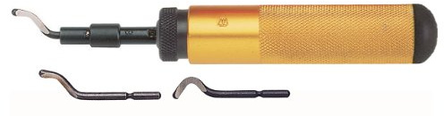 SHAVIV 90087 Classic Heavy Deburring Tool Kit E with Aluminum Handle A (4 Pieces)
