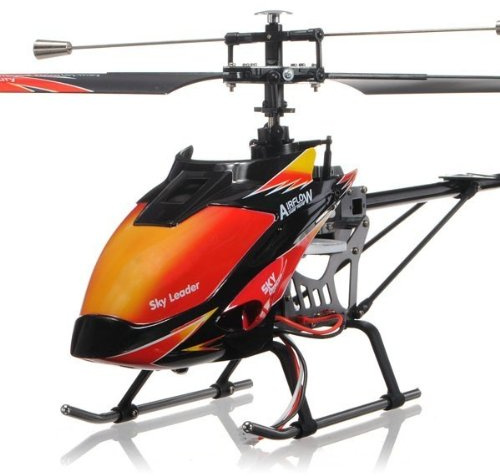 Unbekannt WLToys s-idee 01142 | V913 fjärrstyrd helikopter (med LCD-skärm, 2,4 GHz, kanal 4,5) för inomhus- och utomhusbruk med inbyggd Gyro- och 2,4 GHz-kontroll, redo att flyga