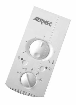 Pannello di Comando PXAI Aermec. Termostato elettronico per ventilconvettori completo di sonde.