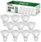 Tailcas Lampadina GU10 LED Faretto 7W, Luce Bianca Freddo 6000K 500LM, Equivalenti ad Lampada Alogene da 50W, Non Dimmerabili, Fascio 38 Gradi Spotlight LED, Attacco GU10, 220-240V AC,10 confezione