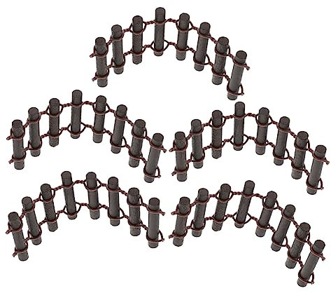 Mipcase Mini Clôtures En Bois Pour Bordures De Jardin Lot De 5 Pièces Pour Accessoires De Photographie Et Décorations De Bureau