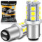 Defvnsy BA15D 1142 Bombilla LED, 6000K Blanco Super Brillante Bombillas de Doble Contacto, 12V DC Bombilla de Interior para Iluminación de Caravanas, Iluminación de Jardines, Iluminación de Barcos