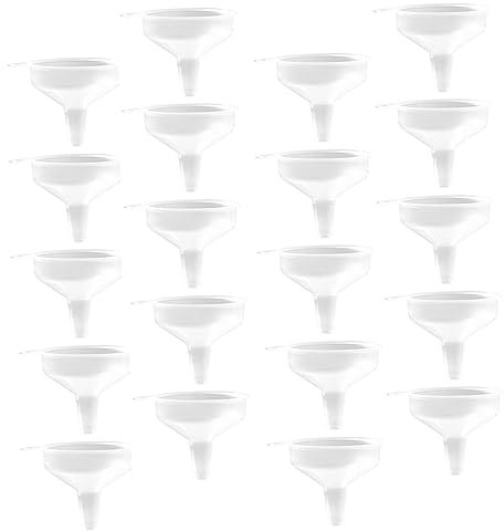 Cabilock 30piezas Embudos De De Mini Perfectos Para Llenar y Transferir Líquidos Sin Derrames