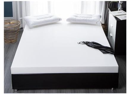 Materasso in schiuma ad alta densità per letto singolo/matrimoniale/king size 3/5/8/10 cm di spessore, durevole e solido, 8 cm – 200 x 200 cm, prolunga la durata della vita del materasso confortevole
