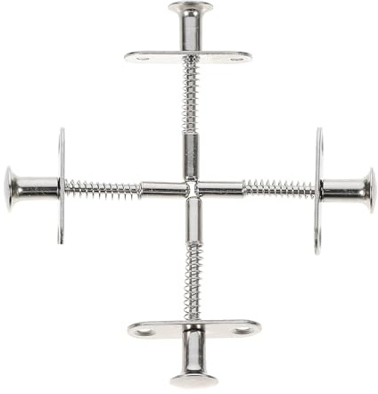 Mikikit Pestillo de Resorte para Cuna de Ñiño Acero Inoxidable 10 Piezas M5*65 Cierre de Perno Resistente para Muebles Accesorios de Herrajes de Fijación Hogar