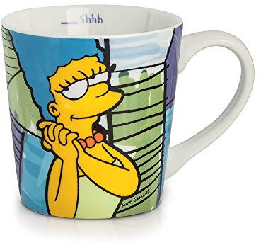 Egan PTS21/1B Mug Jumbo, Modello Marge, Porcellana, Multicolore, 1 unità (Confezione da 1)