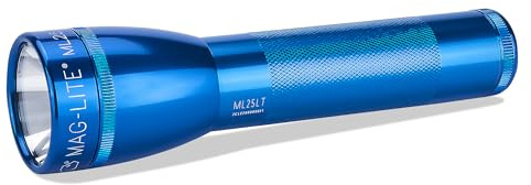 Mag-Lite 2 C-Cell Flashlight, Aluminium, Blue, 177 lm