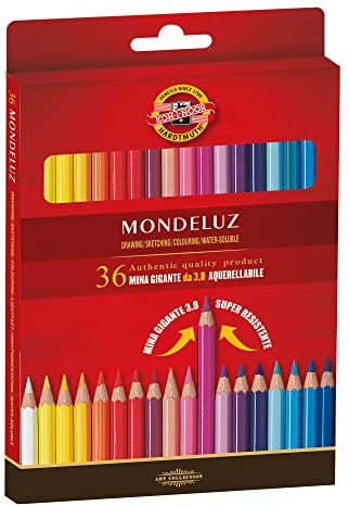 Koh-I-Noor H2141N Buntstifte, mehrfarbig, 36 Stück