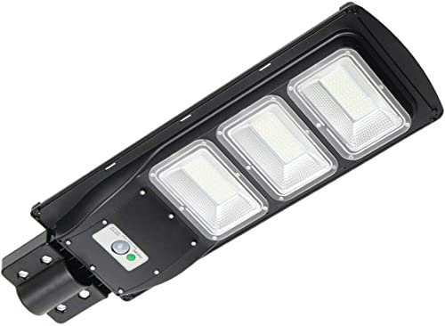 Faro led lampione stradale 90 w luce fredda energia solare crepuscolare 5990