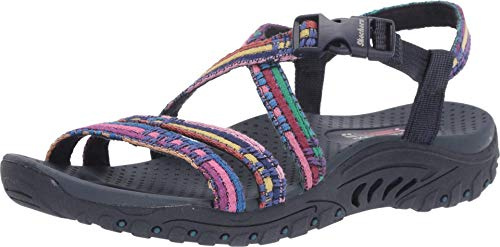 Skechers dam Reggae - Sew Me - Boho Woven Strappy SlingbackSandal