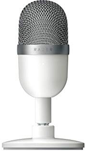 Razer Seiren Mini - USB Condenser Microphone for Streaming (Compact with Supercardioid Polar Pattern, Tiltable Stand, Integrated Shock Absorber) Mercury