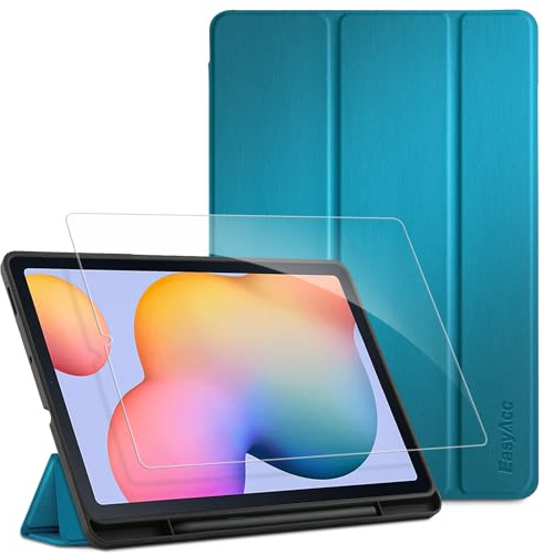 EasyAcc Hülle für Samsung Galaxy Tab S6 Lite 10.4 Zoll mit Schutzfolie