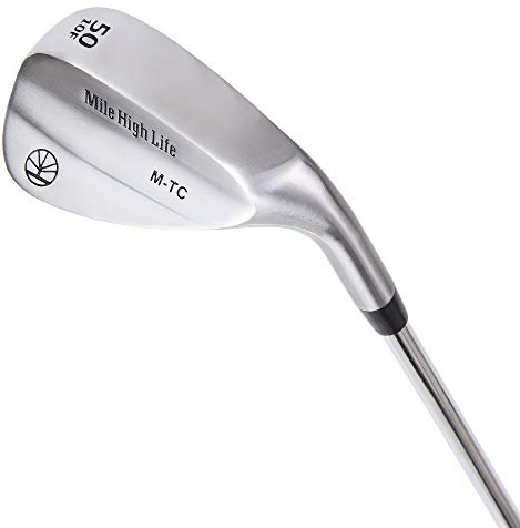 Mile High Life | Smidda wedgeklubbset för golf | Golf Gap Wedge set för nybörjare | Beröm Wedge golfklubbor för män och kvinnor (silver-50 grader)