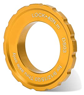 OUKENS Centerlock Lockring, Centerlock Lock Cover Ring Disc Rotor Lockring Laufradsatz Nabe Barrel Centerlock Rotoren Werkzeug für Fahrrad Mountainbike, Fahrradzubehör