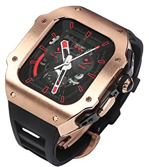 KGDHB Bracelet de rechange pour Apple Watch Ultra 49 mm avec coque en métal et bracelet en silicone pour iWatch Ultra 49 mm, For 49mm, Agate