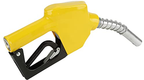 Automatic Shut Off Fuel Nozzle Aluminum Gas Pump Nozzle for Diesel Petrol Transfer with High Flow and Auto Cutoff
