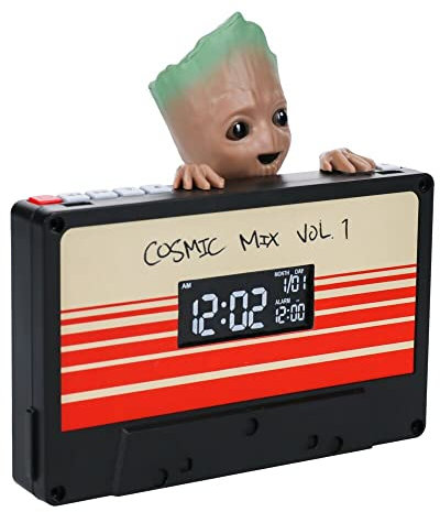 Marvel I Am Groot Wecker - Offiziell Lizenziertes Guardians of The Galaxy Digitaluhr mit Wecktimer, Wohn- & Schlafzimmerdekoration für Superhelden-Fans, Sammler-Geschenk - 5,7 hoch