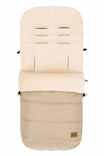 Fillikid Winterfußsack Lanin Exclusiv | Winter-Fußsack für Kinderwagen, Sportwagen & Buggy mit Anti-Rutschschutz, weicher Thermo-Fleece