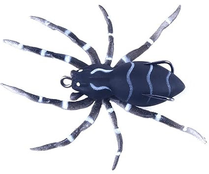 CLISPEED 3d-simulation Spinnenköder Köder Für Angelspinnen Spinnenköder Zum Angeln Künstliche Angelköder Lebensechtes Köderangeln Gefälschte Lebensechte Köder Weicher Köder Bionisch Eisen