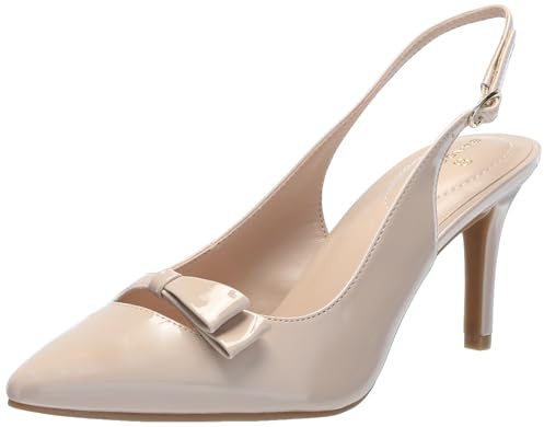 Bandolino Women's Gelli Pump, Cream Patent 110, 9